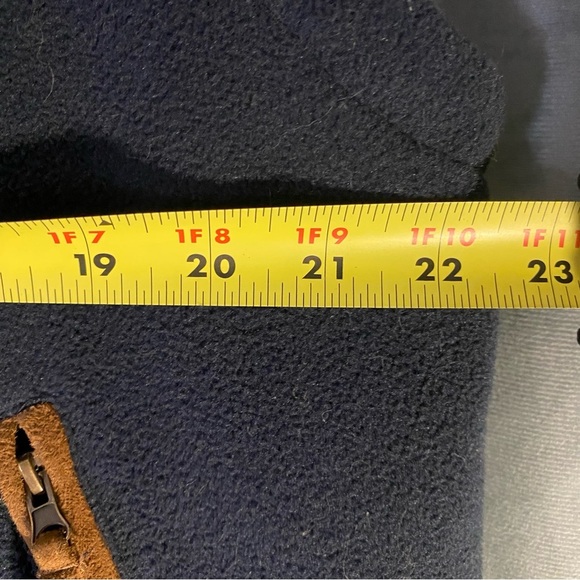 Stormtech Classic Vest Equestrian Embroidered Logo Size Large Fleece Faux Suede - Picture 9 of 10